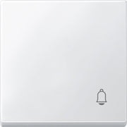 Merten - Abdeckung/Bedienelement für Installationsschalterprogramme Wippe Klingel pws MEG3305-0419 Wech/Kreuz/Tast/Ein