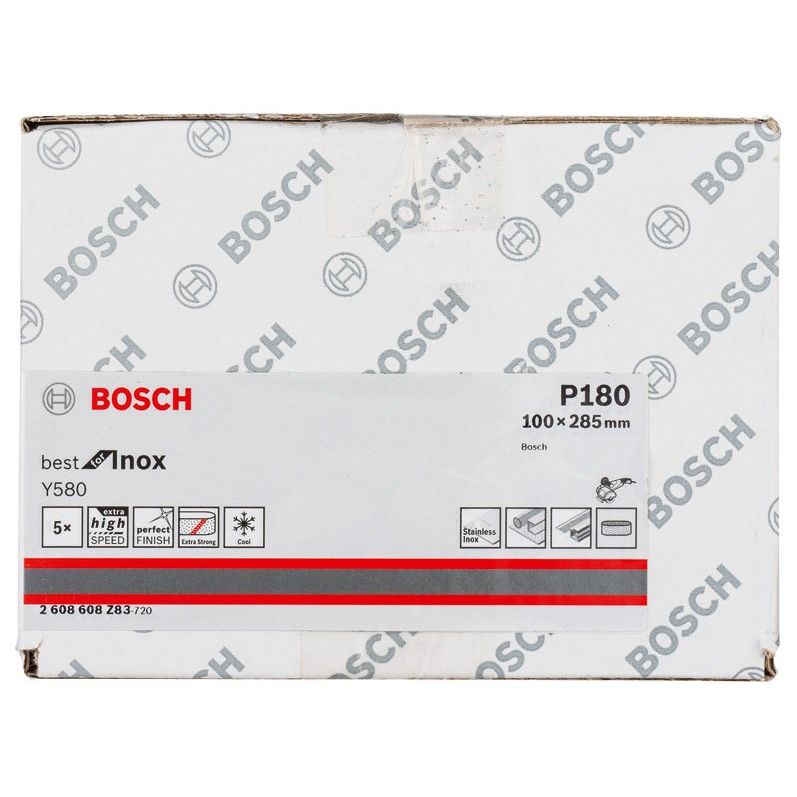 Bosch - Schleifpapier/Schleifvlies PRO Y580 Schleifband, 100 2608608Z83 x 285 mm 90 mm G180