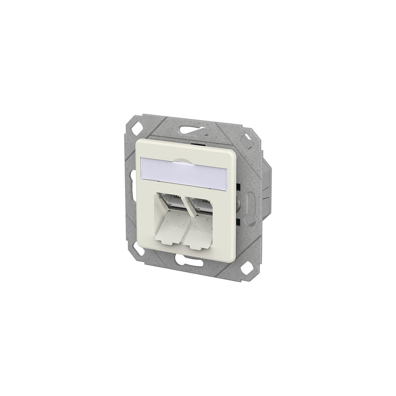 Metz Connect - Kommunikationsanschlussdose Kupfer RJ45 Anschlussdose LSA++ 130E381102-I UPk reinweiß