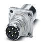 Phoenix Contact - Rundsteckverbinder, feldkonfektionierbar (Industriesteckverbinder) Wanddurchführung ST-3EP1N8ACK02S