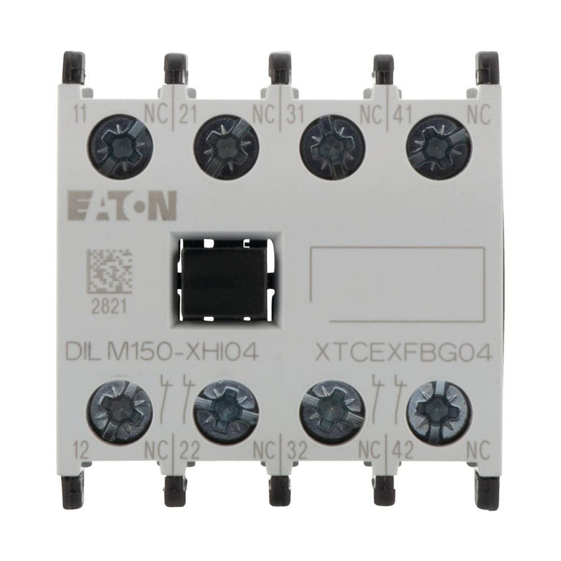 Eaton - Hilfsschalterblock Hilfsschalterbaustein DILM150-XHI04 4-polig − 5 Stück