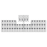 WAGO - Übergabemodul Potentialverteilermodul 830-800/000-308