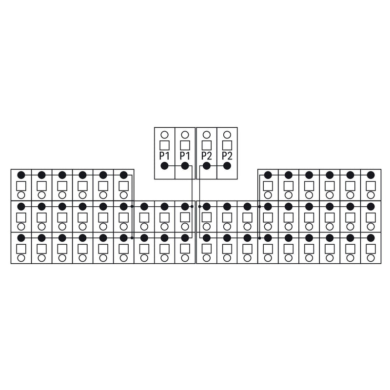 WAGO - Übergabemodul Potentialverteilermodul 830-800/000-308