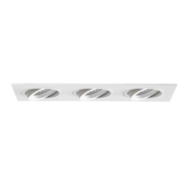 Brumberg Leuchten - Downlight/Strahler/Flutlicht Einbaumodul rechteckig 45026170 3-fach