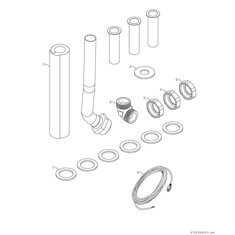 Bosch Thermotechnik - Zubehör/Ersatzteile für Warmwasserspeicher Anschluss-Set DHW-Kit f.Warmwasserspeicher