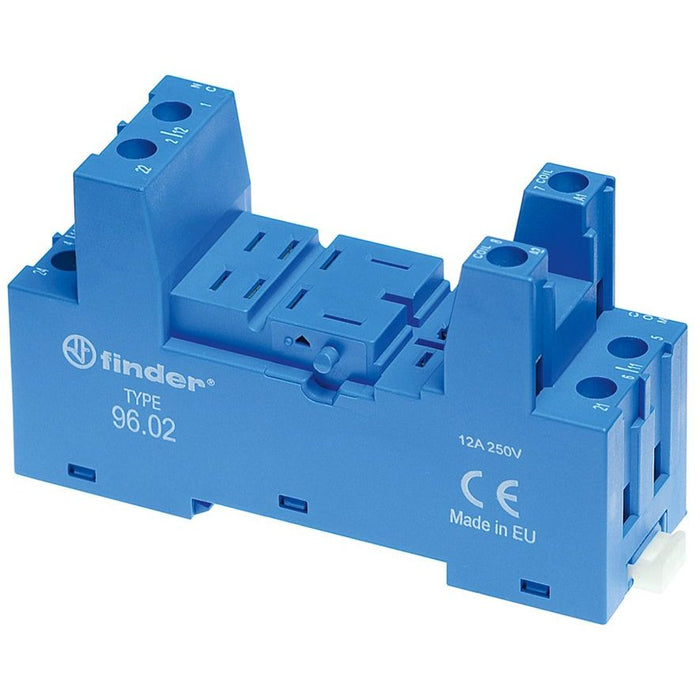 Finder - Relaissockel Schraubfassung 96.02 für Hutschiene  − 1 Stück

