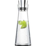Emsa - Zubehör/Ersatzteile für Kleingeräte Glaskaraffe FLOW SLIM 1l Glas/Edelstahl