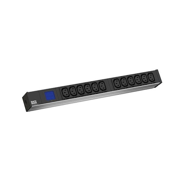 Bachmann - Power distribution unit (PDU) Steckdosenleiste 12xC13 800.2055 mit Amperemeter