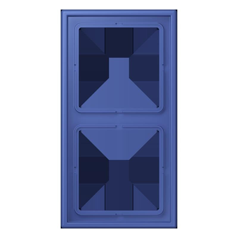 Jung - Abdeckrahmen Rahmen 2-fach LC 982 206 bleu outremer 31