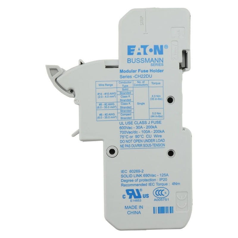 Eaton - Halter für zylindrische Sicherung Sicherungshalter CH223DNU 125 A, AC 690
