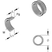 HKL - Erweiterungs-/Reduzierring Adapter 46P21M20