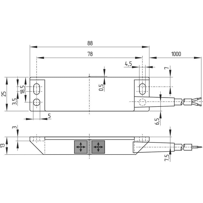 Schmersal - Magnetischer Näherungsschalter Magnetschalter BN 310-2rz