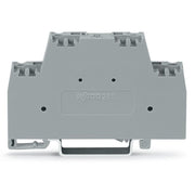 WAGO - Bauelement-Reihenklemme Bauelementklemme 280-504/281-584 Abschlussplatte,grau − 50 Stück