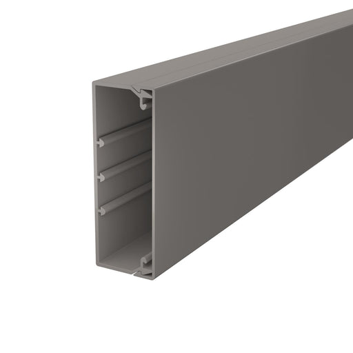OBO Bettermann - Leitungsführungskanal Wand+Deckenkanal m.Obert. WDK40110GR 40x110mm,PVC − 24 Meter
