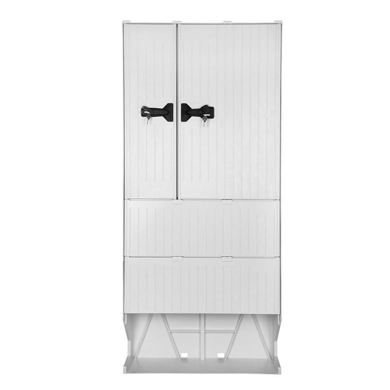 GSAB Elektrotechnik - Gehäuse/Schaltschrank (leer) Verteilersäule 88S2000ES1DS2 Oberteil 1/3-Tür li