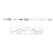 EFB-Elektronik - LWL-Steckverbinder LC-Steckverbinder 53232.7 Singlemode APC