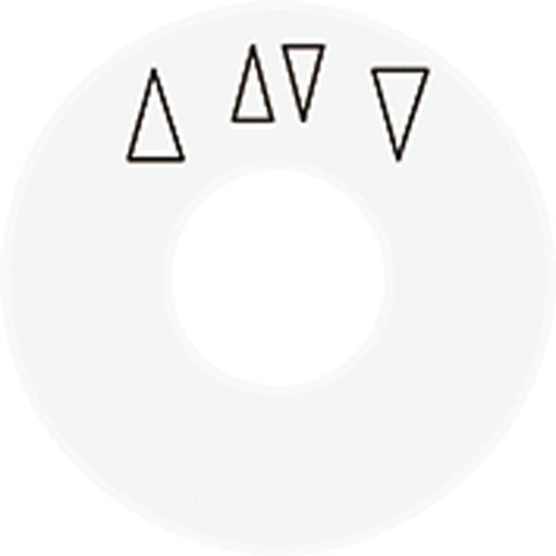 Jung - Zubehör/Ersatzteile für Installationsschalterprogramme Skalenscheibe SKS 1234.10 WW f.Drehschalt.Jalous