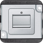 Merten - Installationsschalter Kreuzschalter-Einsatz MEG3117-7060 1-polig, mattsilber