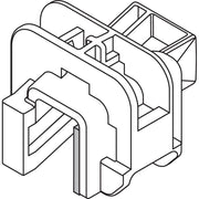 HellermannTyton - Befestigungssockel und -element für Kabelbinder Befestigungselement BeamCl. B #151-01186 m. foam-PA6GF30-BK  − 200 Stück