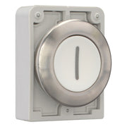 Eaton - Frontelement für Drucktaster Drucktaste RMQ-Titan M30I-FDR-W-X1 flach rastend weiß
