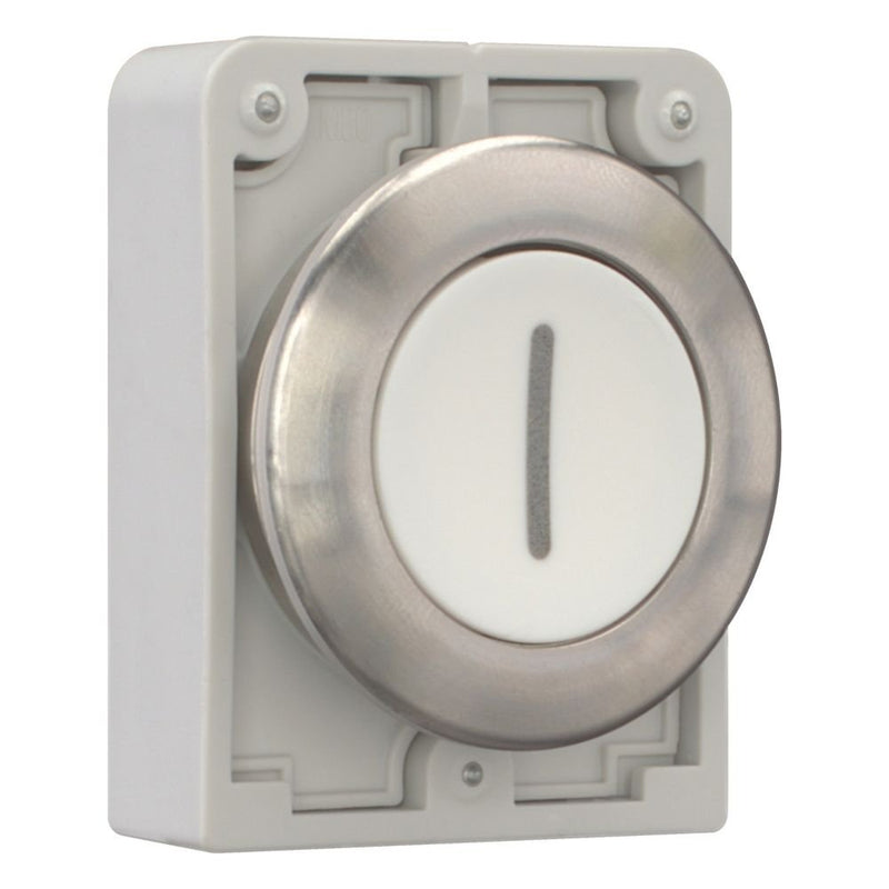 Eaton - Frontelement für Drucktaster Drucktaste RMQ-Titan M30I-FDR-W-X1 flach rastend weiß