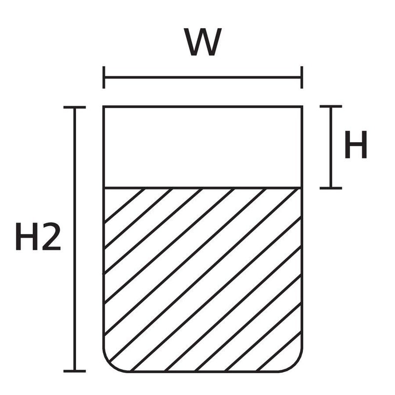 HellermannTyton - Kabelmarkierungssystem Etiketten TAG131LA4-1104-WHCL 12,7x12,7x36,5mm