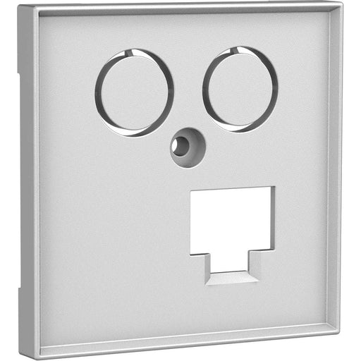 Homeway - Multi-Einsatz/Abdeckung für Daten- und Kommunikations-Anschlusstechnik Zentralplatte HW-Z0LRWM55V1 55x55mm rwm