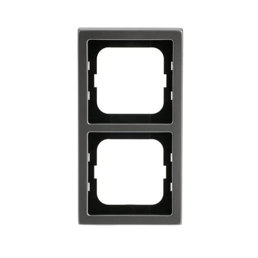 Busch-Jaeger - Abdeckrahmen Rahmen 2-fach 1722-866K pur edelstahl − 1 Stück by Busch-Jaeger
