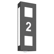 CMD Creativ - Straßen- und Platzleuchte Wandaußenleuchte 22/HN/BM E27, anthrazit