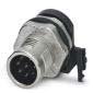 Phoenix Contact - Rundsteckverbinder, feldkonfektionierbar (Industriesteckverbinder) Einbausteckverbinder SACC-DSIV-MS#1436961 − 10 Stück