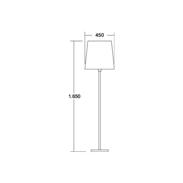 Brumberg Leuchten - Stehleuchte 58160150 1xE27 max. 100W