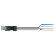 WAGO - Konfektionierte Leitung für steckbare Gebäudeinstallation konfekt. Anschlussleitung 891-8994/206-203 Eca,Stecker