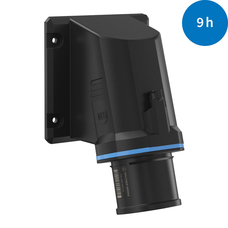 Walther Werke - CEE-Gerätestecker (IEC 60309) CEE NEO Anbaugerätestecker FW731409CC schräg 32A 4P 9h