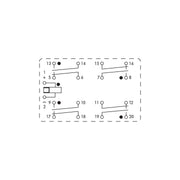 WAGO - Schaltrelais 288-414 4S,4Ö,24VAC