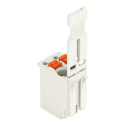 WAGO - Ein- und mehrpolige Klemmenleiste 1-Leiter-Federleiste 2091-1106/000-5000 Push-inCAGECLAMP,lgr − 50 Stück