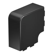 OBO Bettermann - Flachwinkel für Leitungführungskanal Flachwinkelhaube WDK HF60110SW 60x110 PVC sw − 2 Stück
