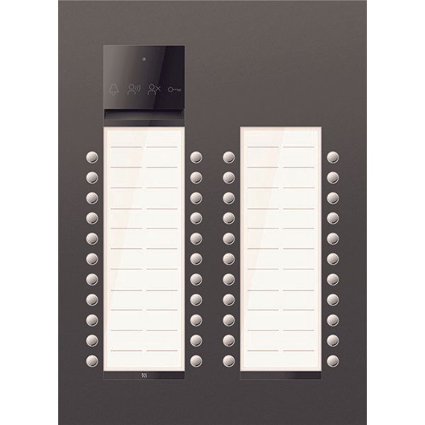 TCS Tür Control - Türstation für Türkommunikation PES PRO Audio Außenstat. ASU600444-0017 44T/2 UP R7016