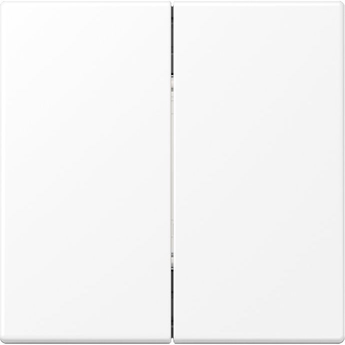 Jung - Sender/Fernbedienung für Installationsschalterprogramme Funk-Wandsender 4-Kanal ENO LS 995 WWM schneeweiß matt