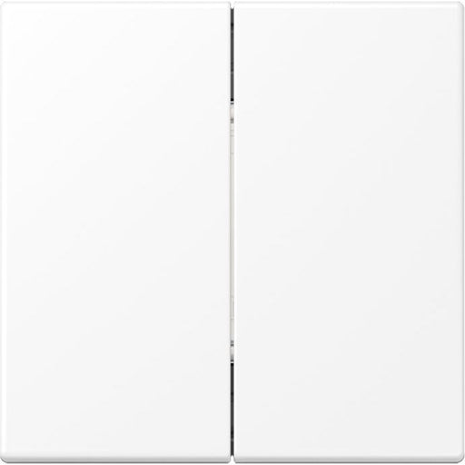 Jung - Sender/Fernbedienung für Installationsschalterprogramme Funk-Wandsender 4-Kanal ENO LS 995 WWM schneeweiß matt