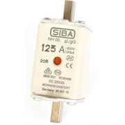Siba - Messersicherung NH-Sicherungseinsatz 2000103.80 80A NH00 gB 500V − 3 Stück