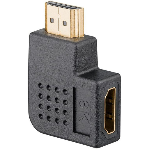Goobay - Kommunikationstechnik-Adapter HDMI-Winkeladapter 65745 90°,8K,60HzBu/St