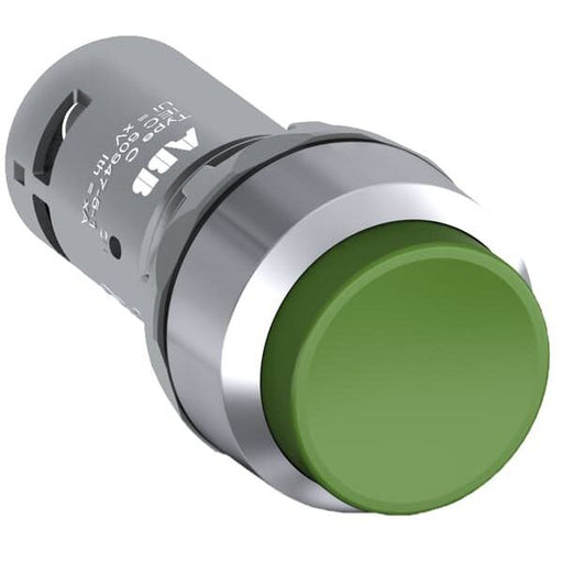 ABB Stotz S&J - Drucktaster, Komplettgerät Drucktaster CP3-30G-10 grün, 1 Schließer