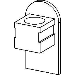 Niedax - Handlaufsystem GFK-Halbe Endkappe PR-MC 30 KE HxB 120x70mm