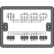 WAGO - Kompaktverteiler für steckbare Gebäudeinstallation Verteilerbox 899-631/327-000 230 V