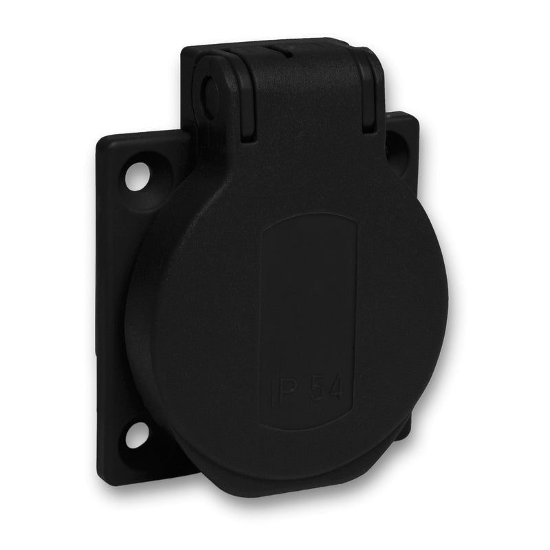 Schneider Electric - Schutzkontakt-Anbausteckdose Schutzkont. Steckdose PKS51N Rückseite schwarz − 40 Stück
