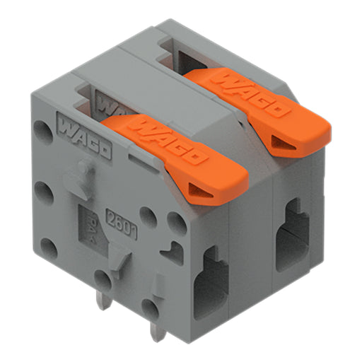 WAGO - Leiterplattenklemme 2601-1302 1,5mm²,gr − 150 Stück