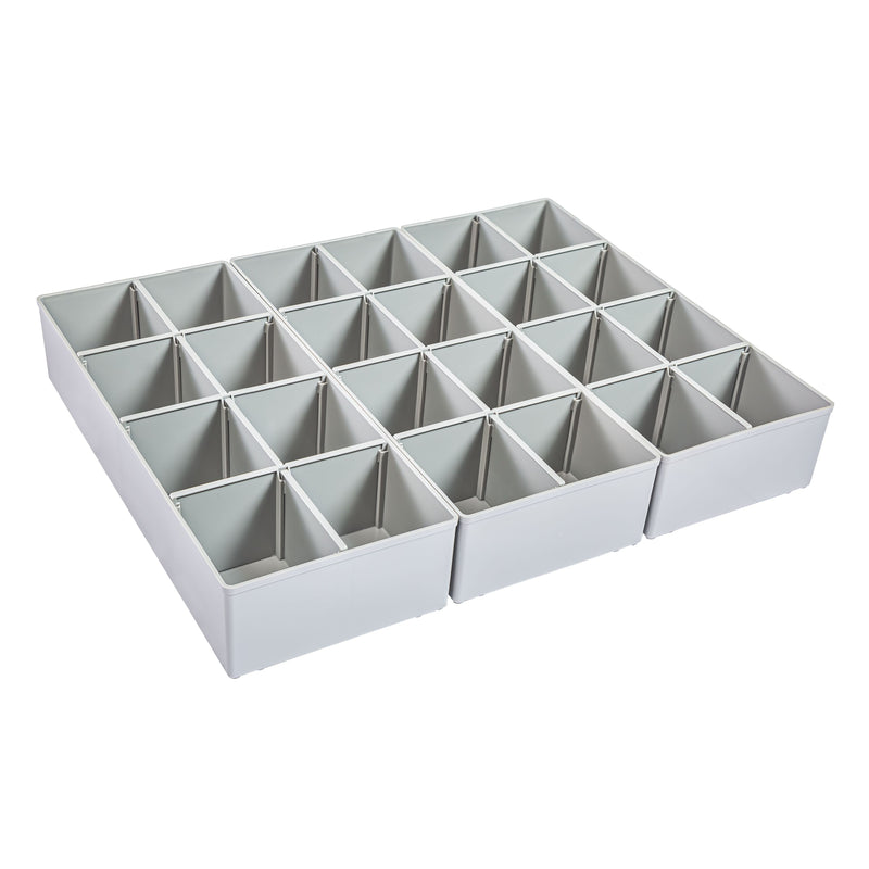 Dresselhaus - Zubehör/Ersatzteile für Werkzeugkasten, -schrank, -wagen und Werkbank Insetbox 4299/000/06 67 (VE3) K3 grau BSS