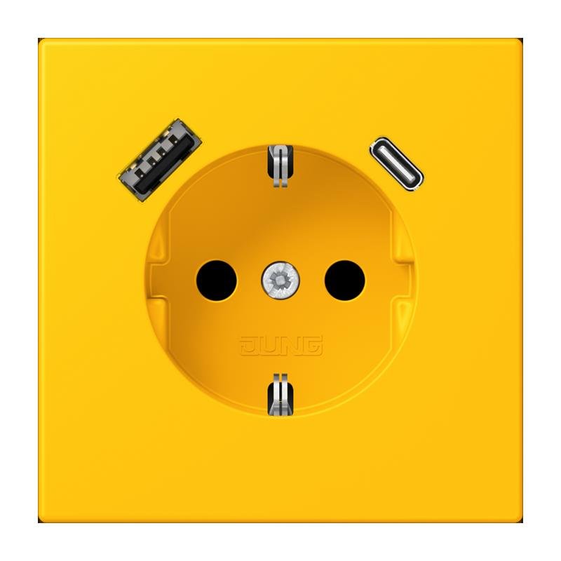 Jung - Steckdose SCHUKO Steckdose LC 1520-15 CA 263 le jaune vif (4320W)