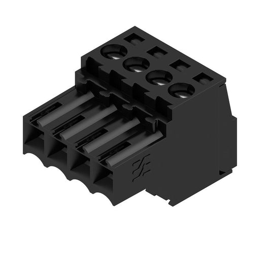 Weidmüller - Kabelsteckverbinder für Leiterplattensteckverbinder LP Verbinder Raster 3.5 BL 3.5/4 SN SW − 132 Stück