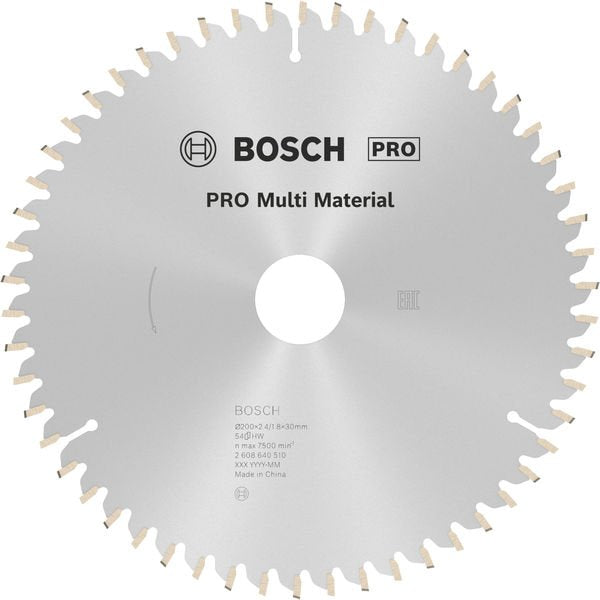 Bosch - Kreissägeblatt PRO Multi Material 2608640510 Kreissägeblatt 200 x